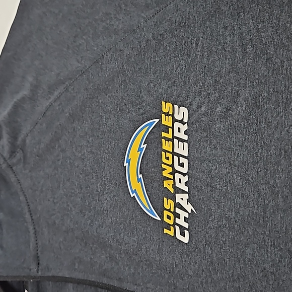 Los Angeles Chargers Men's NFL Half Zip Up Long Sleeve W/Sleeve Pocket L #M-195 - Picture 13 of 14
